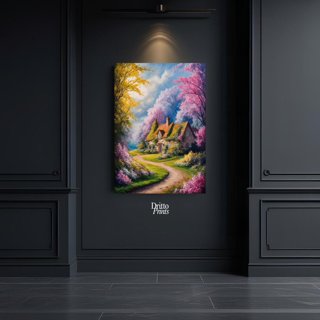 (CD2) Cottage in Bloom - Canvas