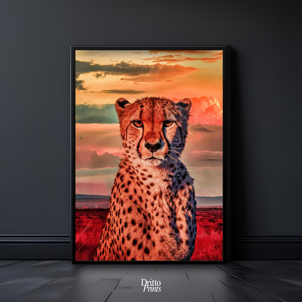 (FD12) Speed & Sky - Framed matte paper poster