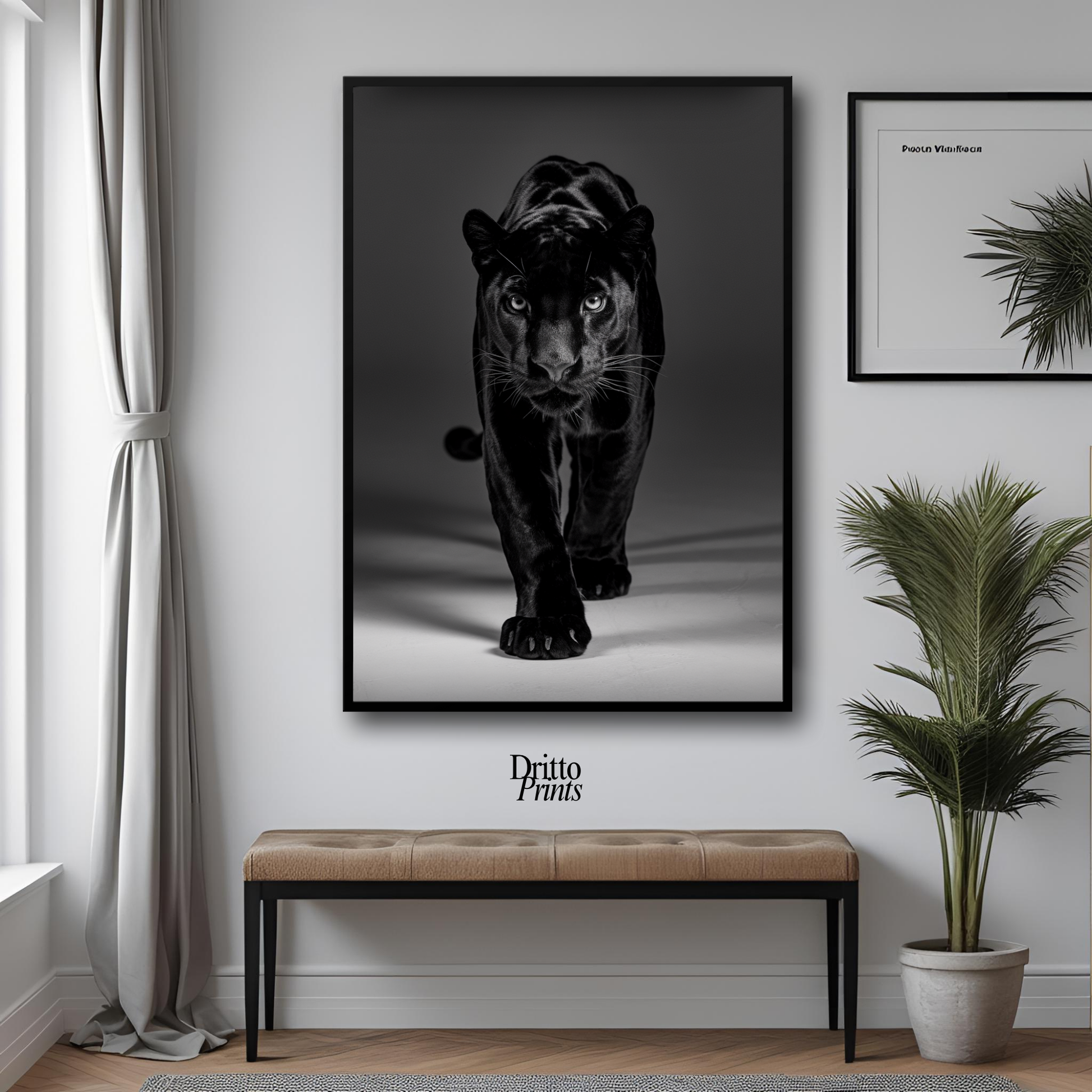 (FD7) Eyes of the Hunt - Framed matte paper poster
