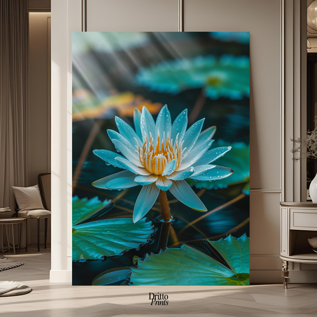 (CD5) Tranquil Water Lily - Canvas