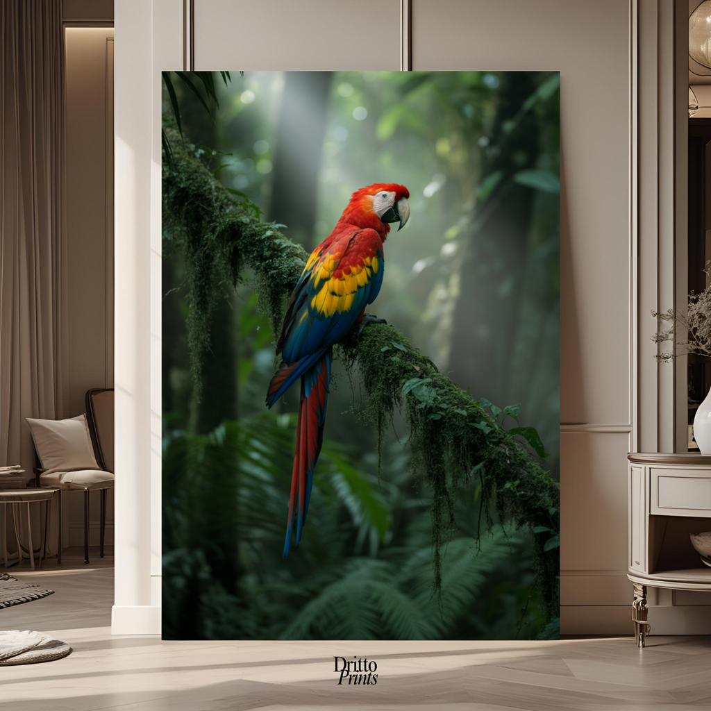 (CF1) Heart of the Rainforest - Framed canvas