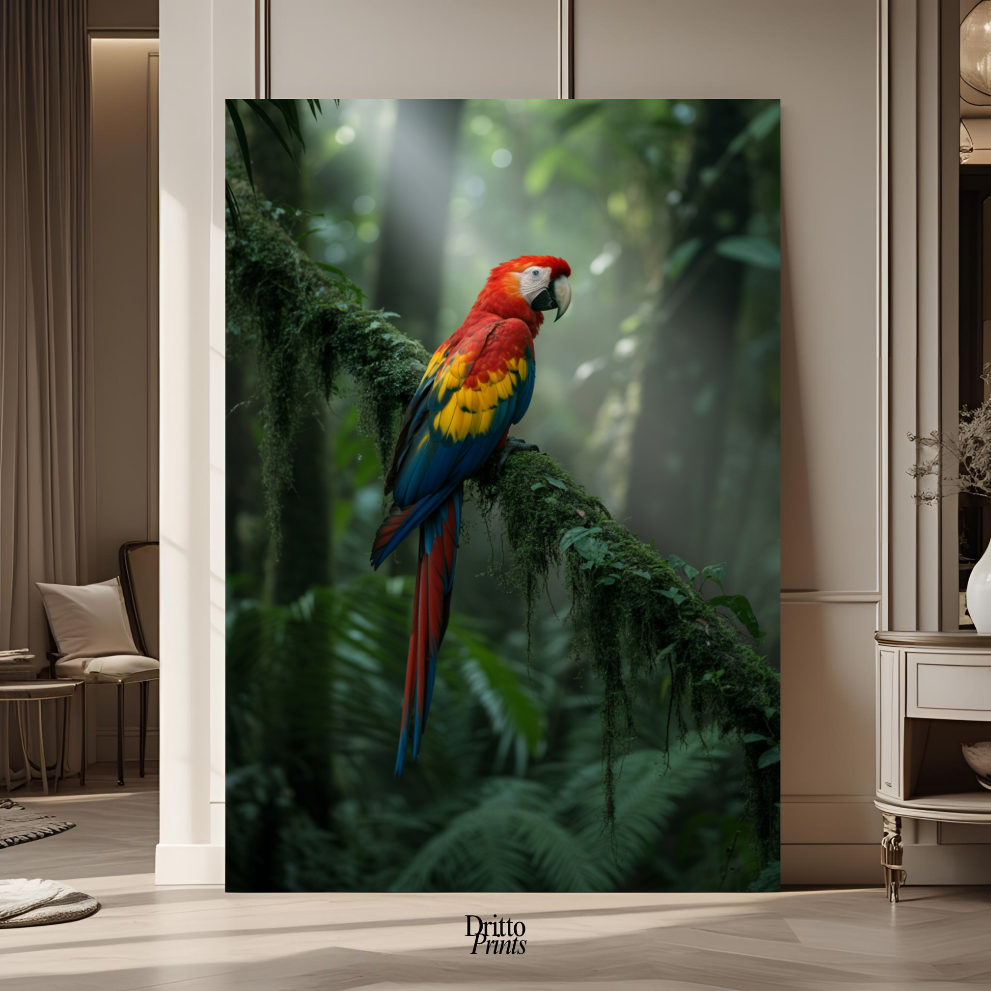 (CF1) Heart of the Rainforest - Framed canvas