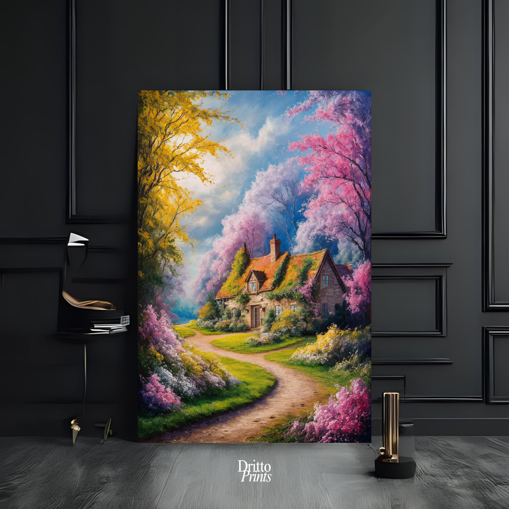(CD2) Cottage in Bloom - Canvas