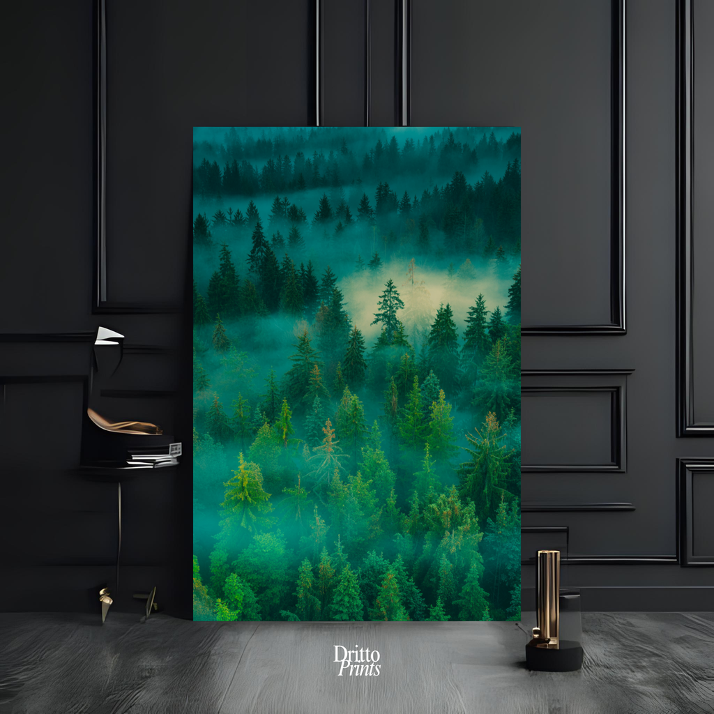 (CD4) Into the Morning Mist - Canvas