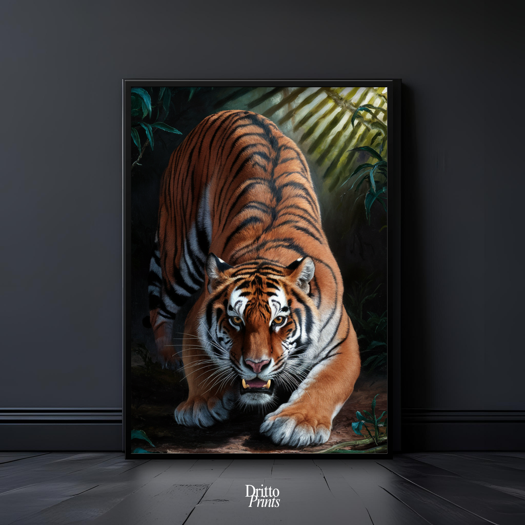 (FD11) Coiled Majesty - Framed matte paper poster