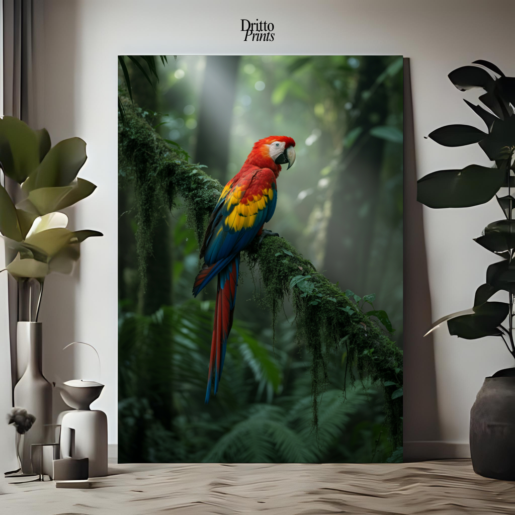 (CF1) Heart of the Rainforest - Framed canvas