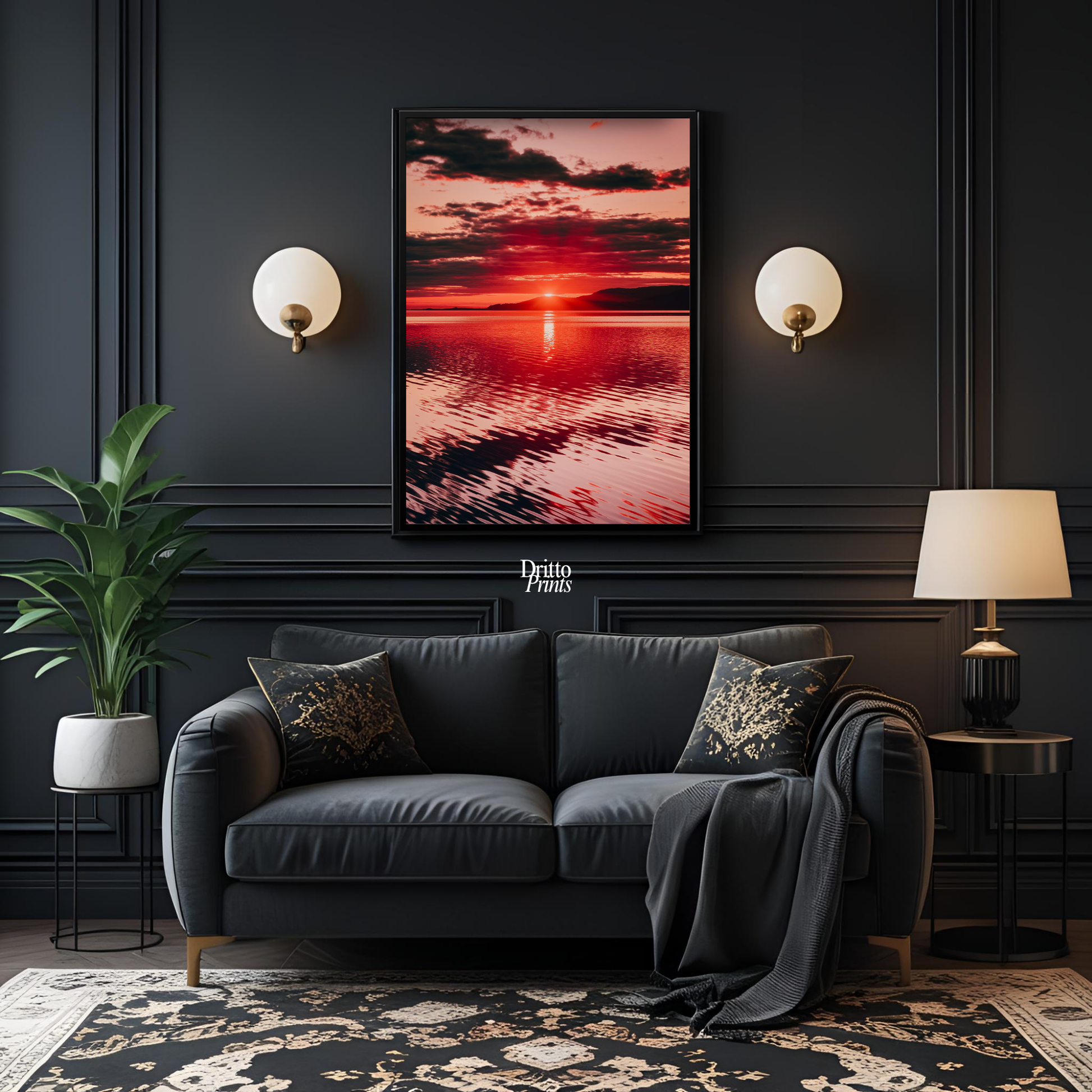 (FD27) View of Eternity - Framed matte paper poster