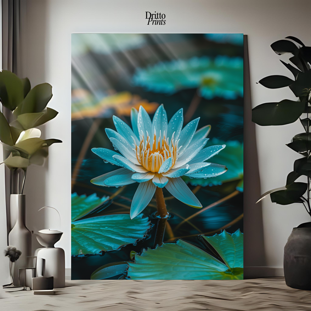 (CD5) Tranquil Water Lily - Canvas