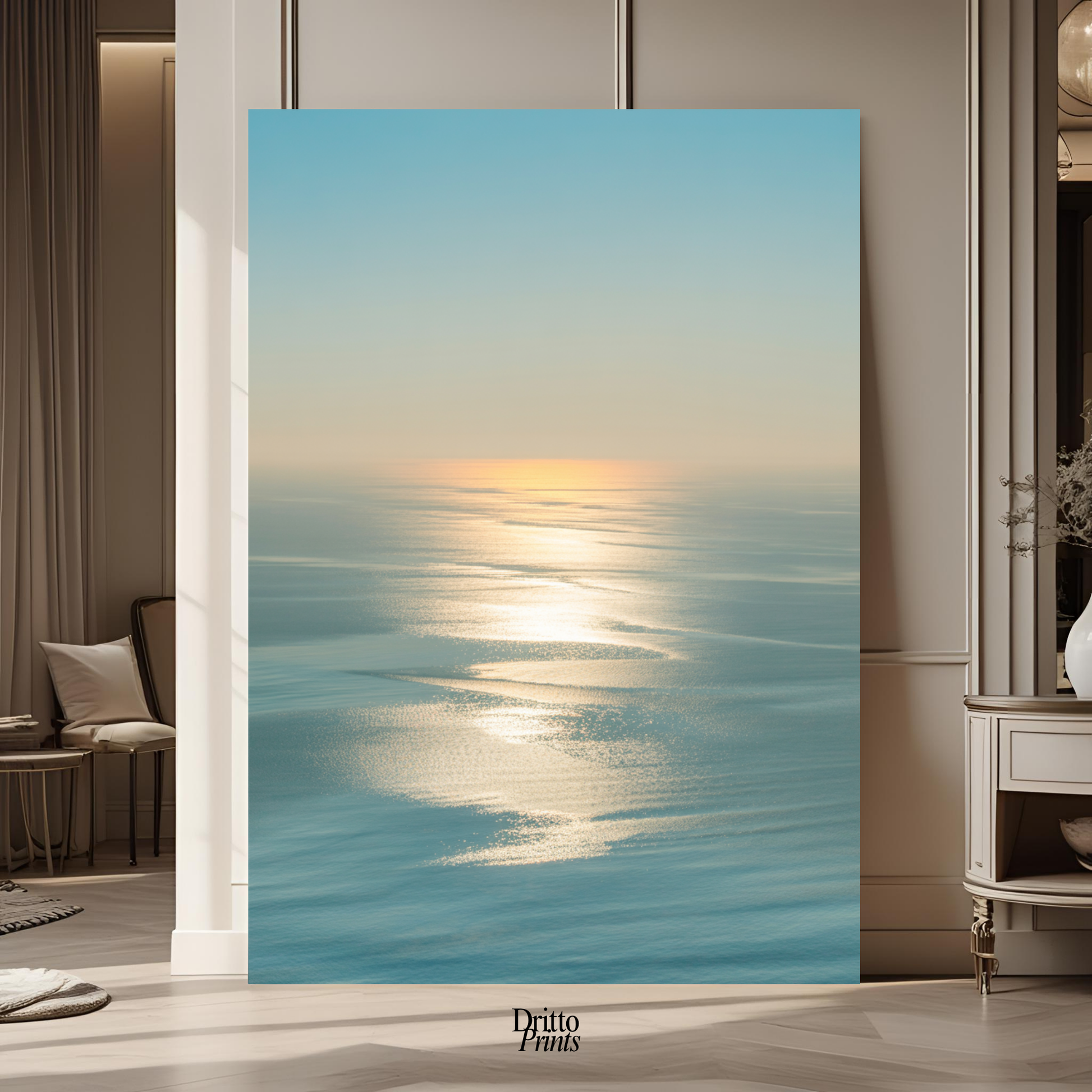 (CD3) Where Sky Meets Sea - Canvas
