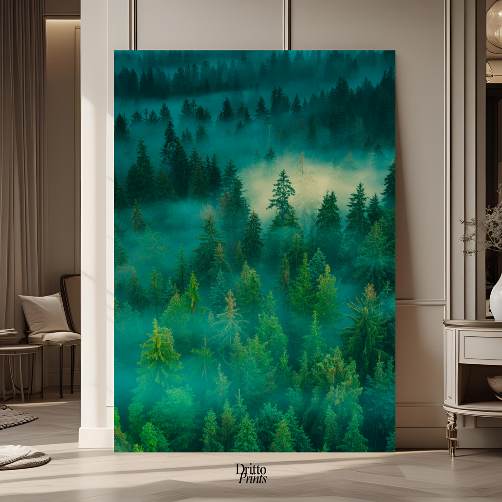(CD4) Into the Morning Mist - Canvas