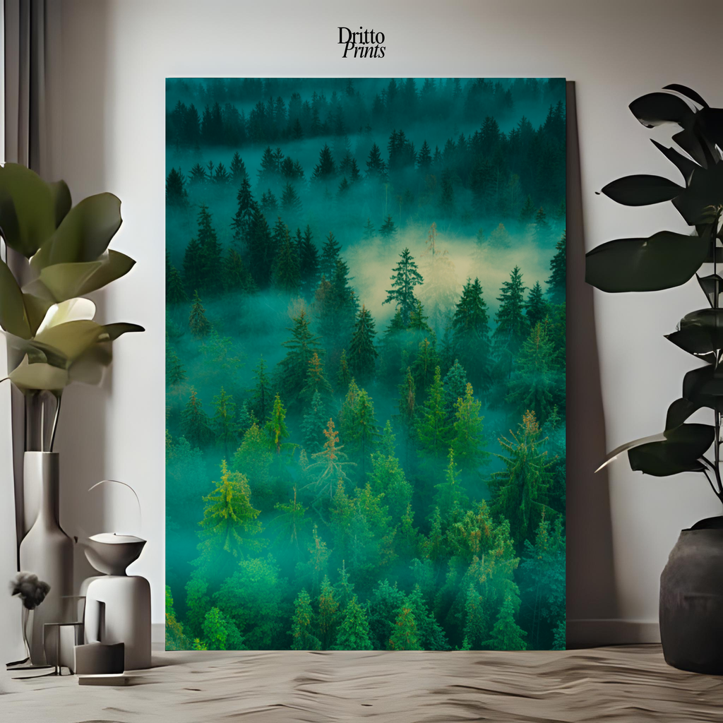 (CD4) Into the Morning Mist - Canvas