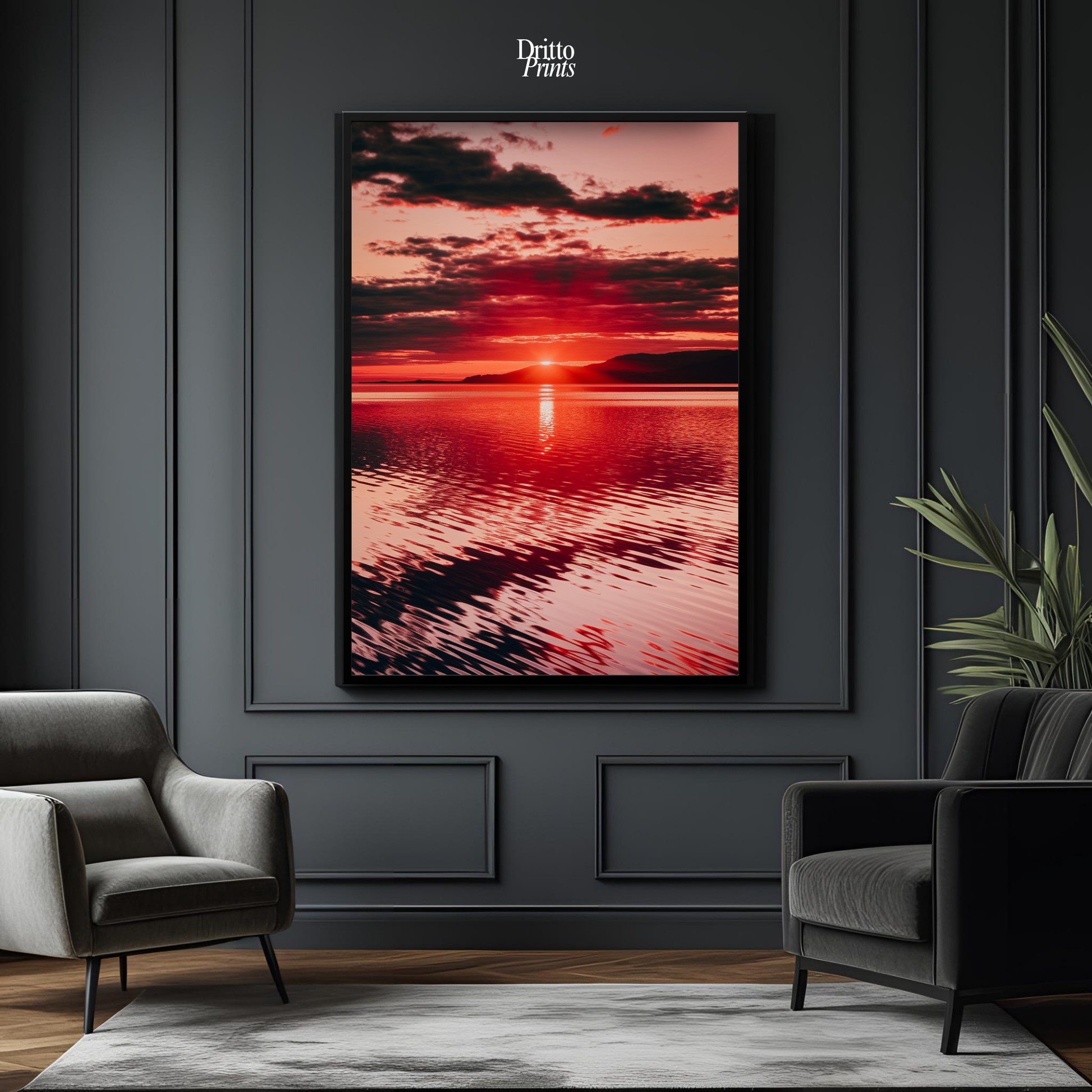 (FD27) View of Eternity - Framed matte paper poster