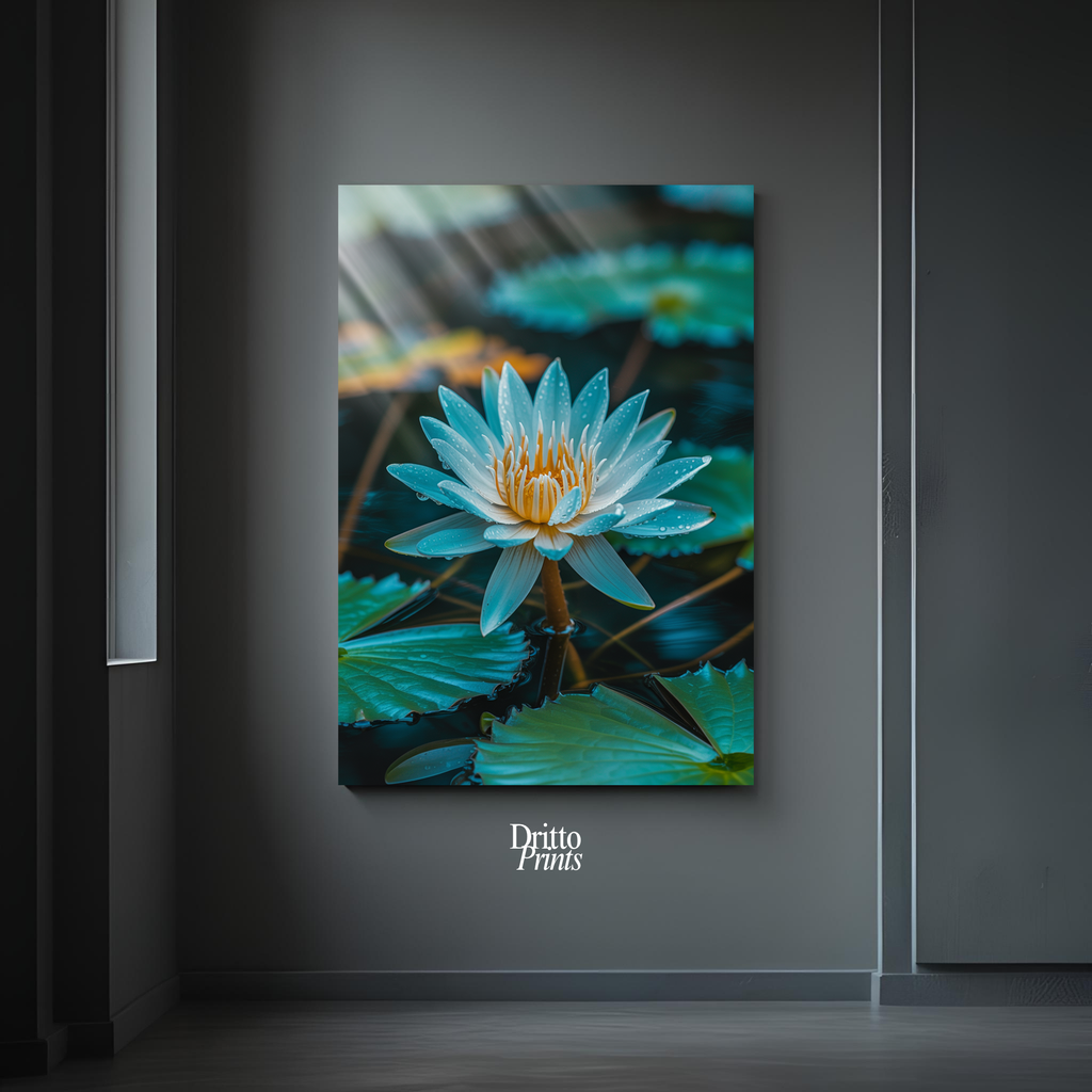 (CD5) Tranquil Water Lily - Canvas