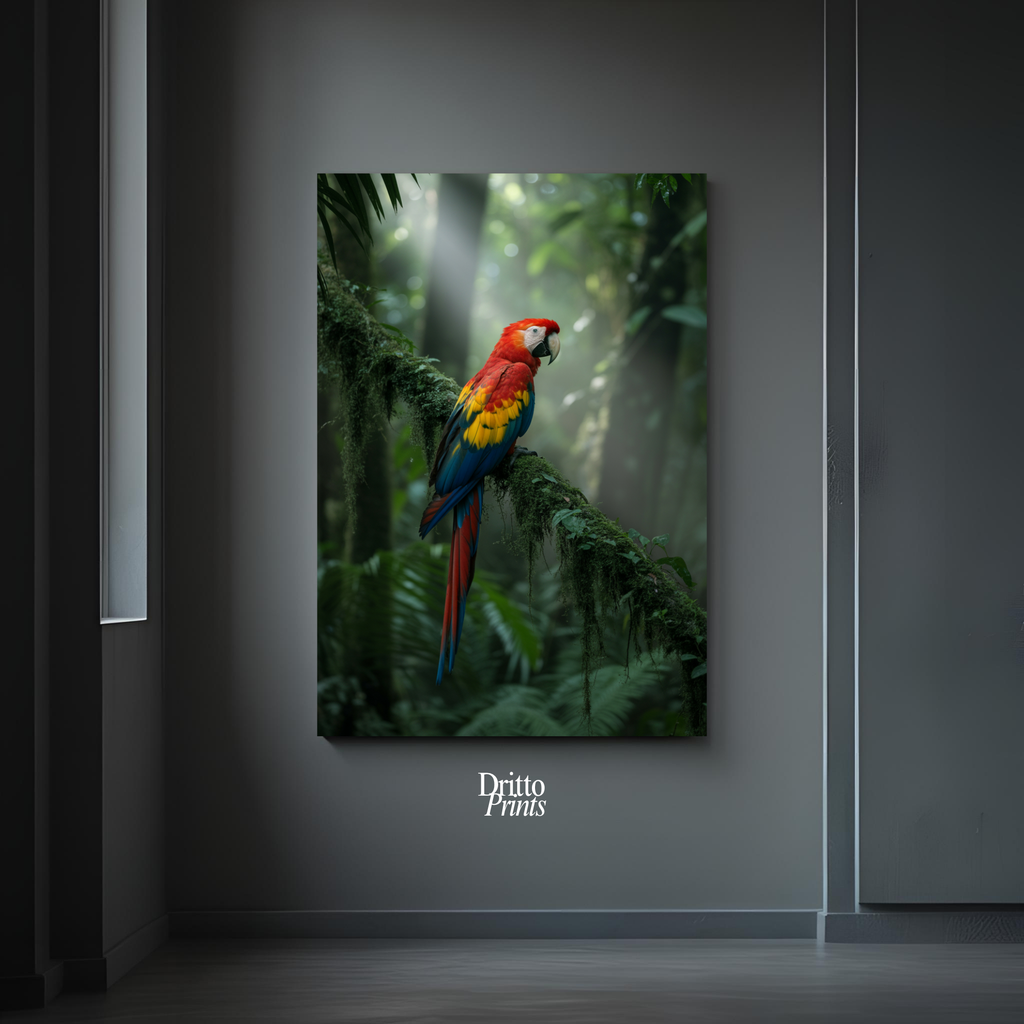 (CF1) Heart of the Rainforest - Framed canvas