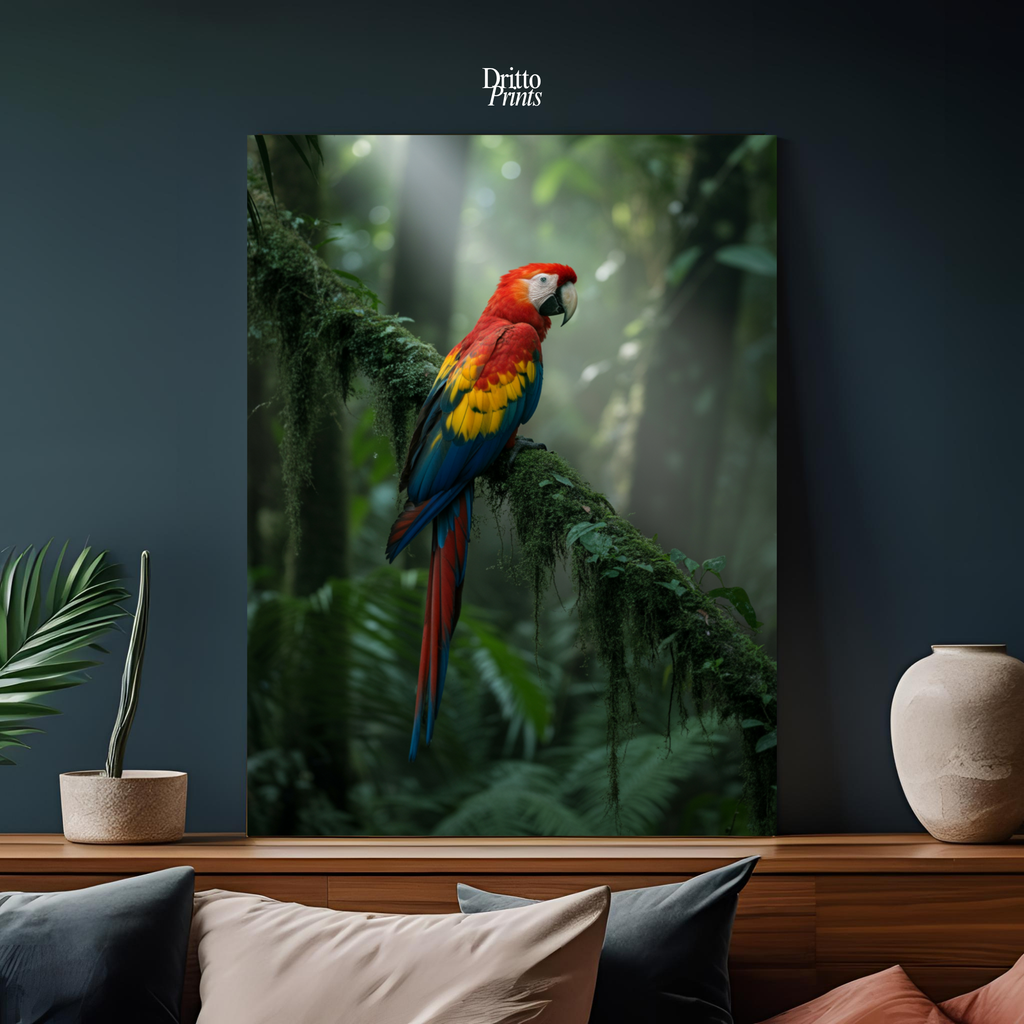 (CF1) Heart of the Rainforest - Framed canvas