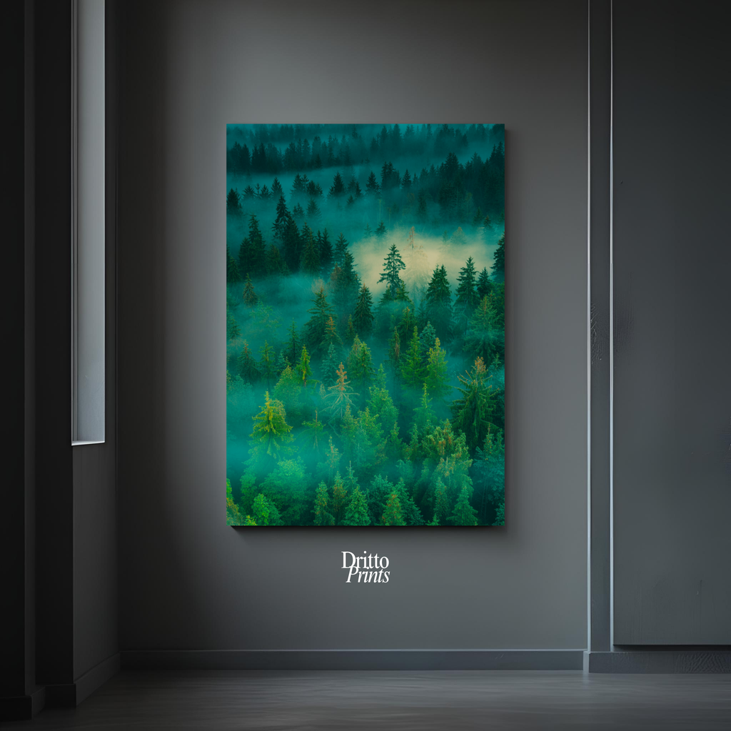 (CD4) Into the Morning Mist - Canvas