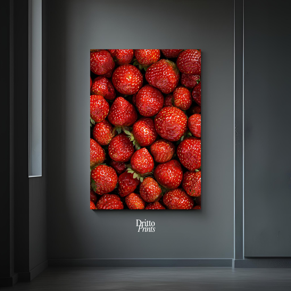 (PD5) The Strawberry Wall Taste of Summer - Poster