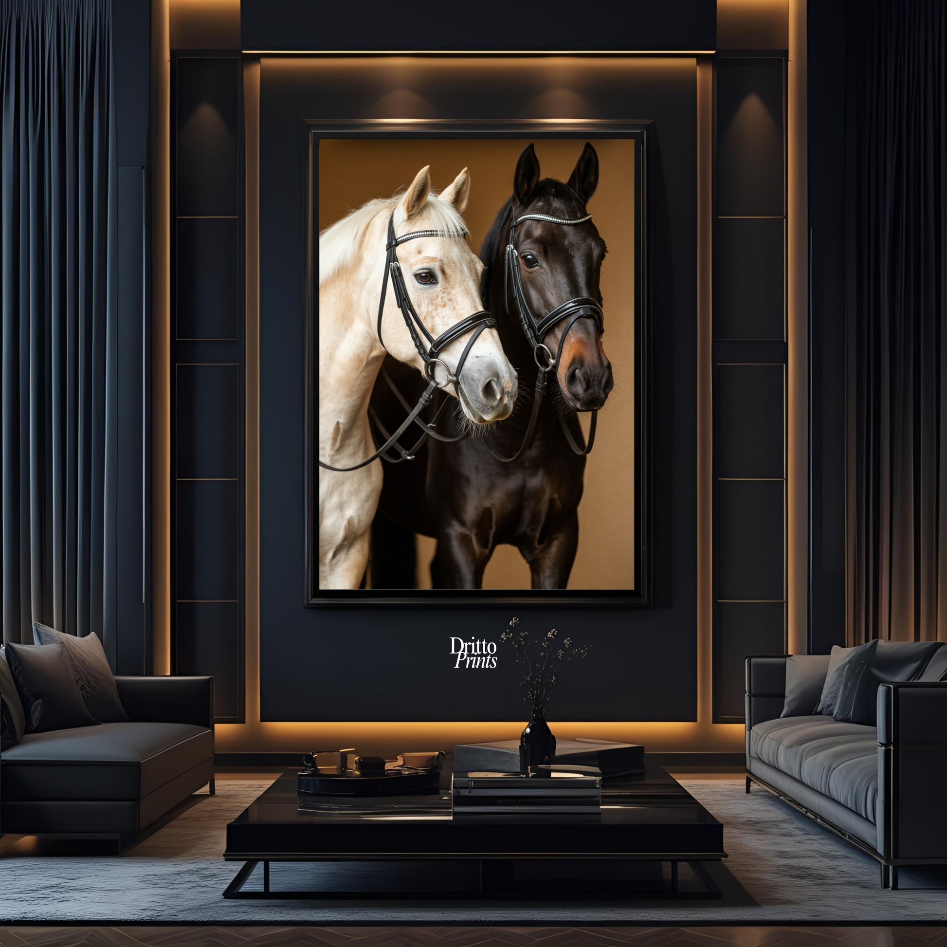 (FD22) Harmony in Contrast - Framed matte paper poster