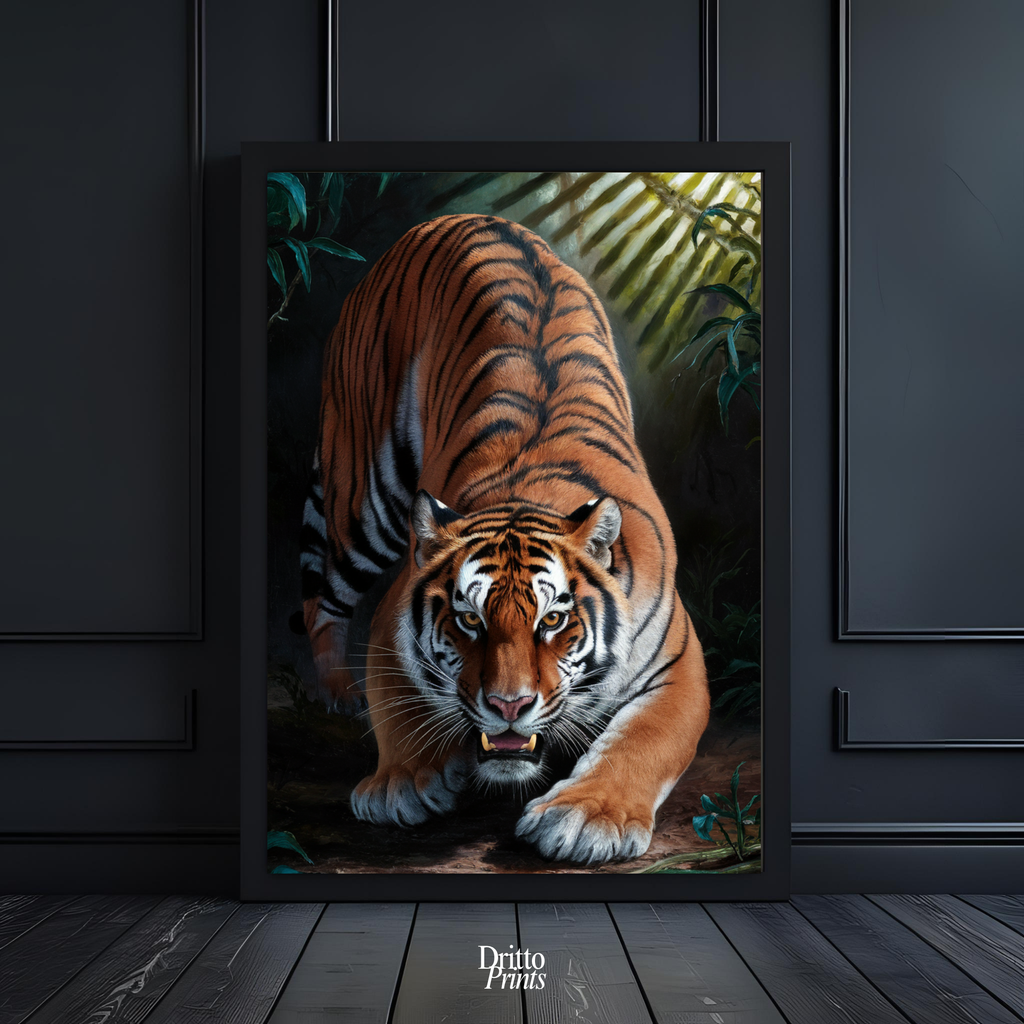 (FD11) Coiled Majesty - Framed matte paper poster