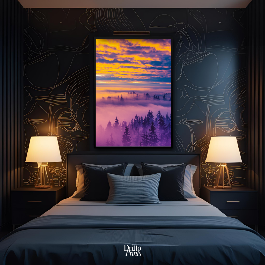 (FD13) Light Between Worlds - Framed matte paper poster