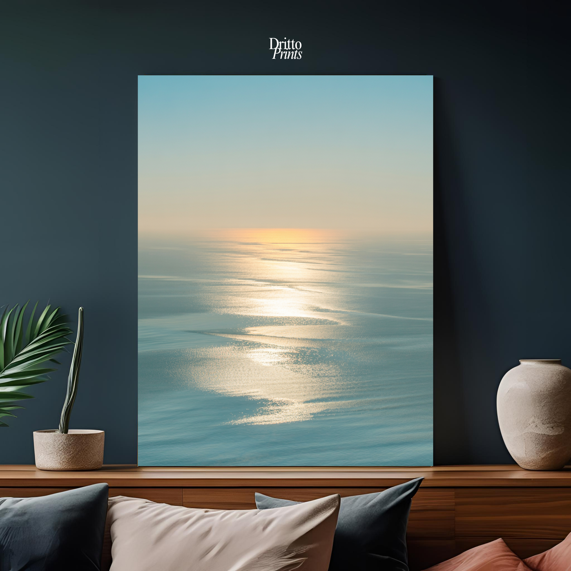 (CD3) Where Sky Meets Sea - Canvas
