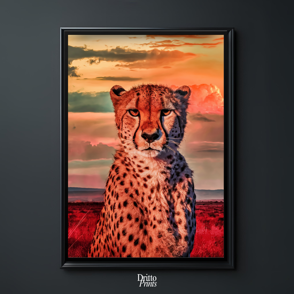 (FD12) Speed & Sky - Framed matte paper poster