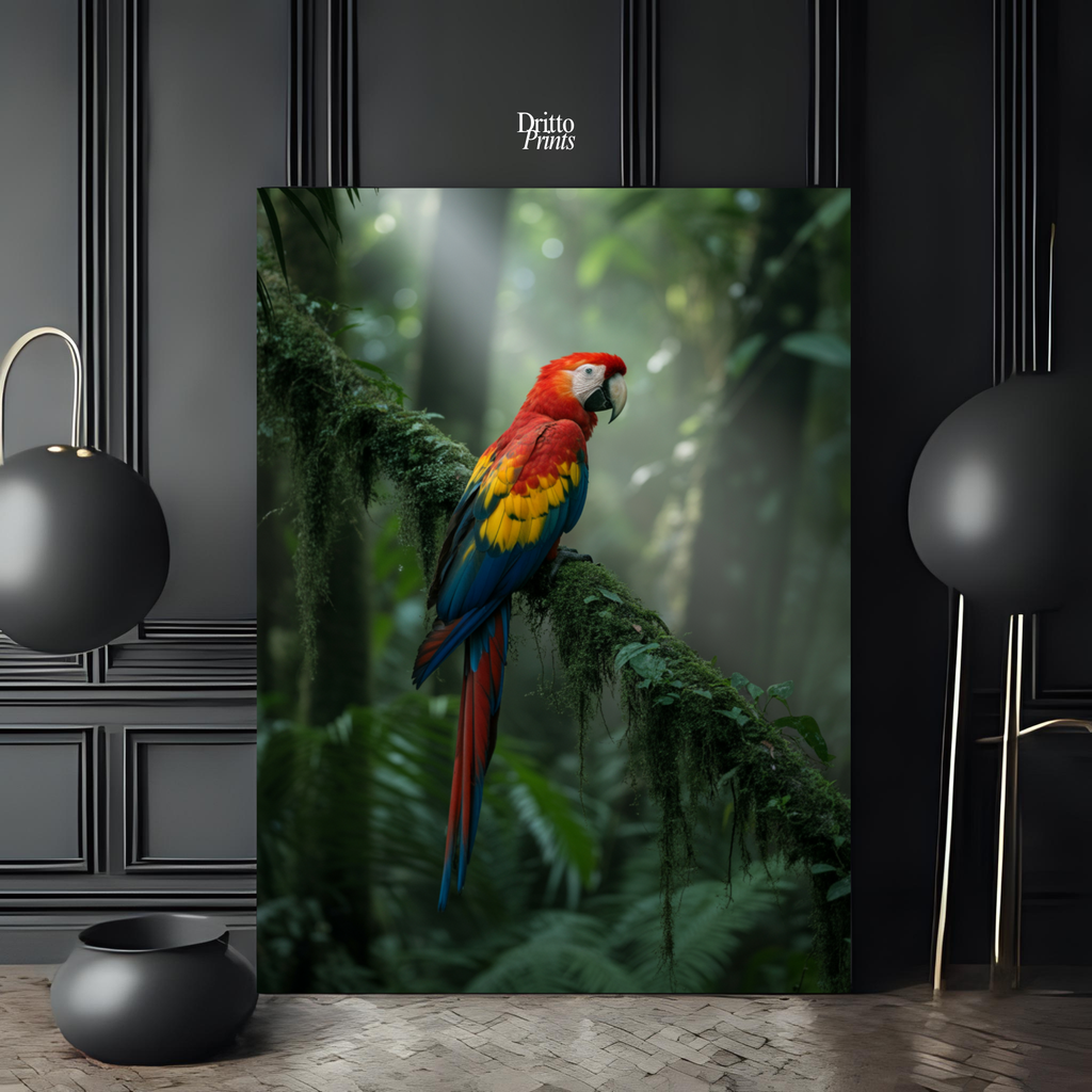 (CF1) Heart of the Rainforest - Framed canvas