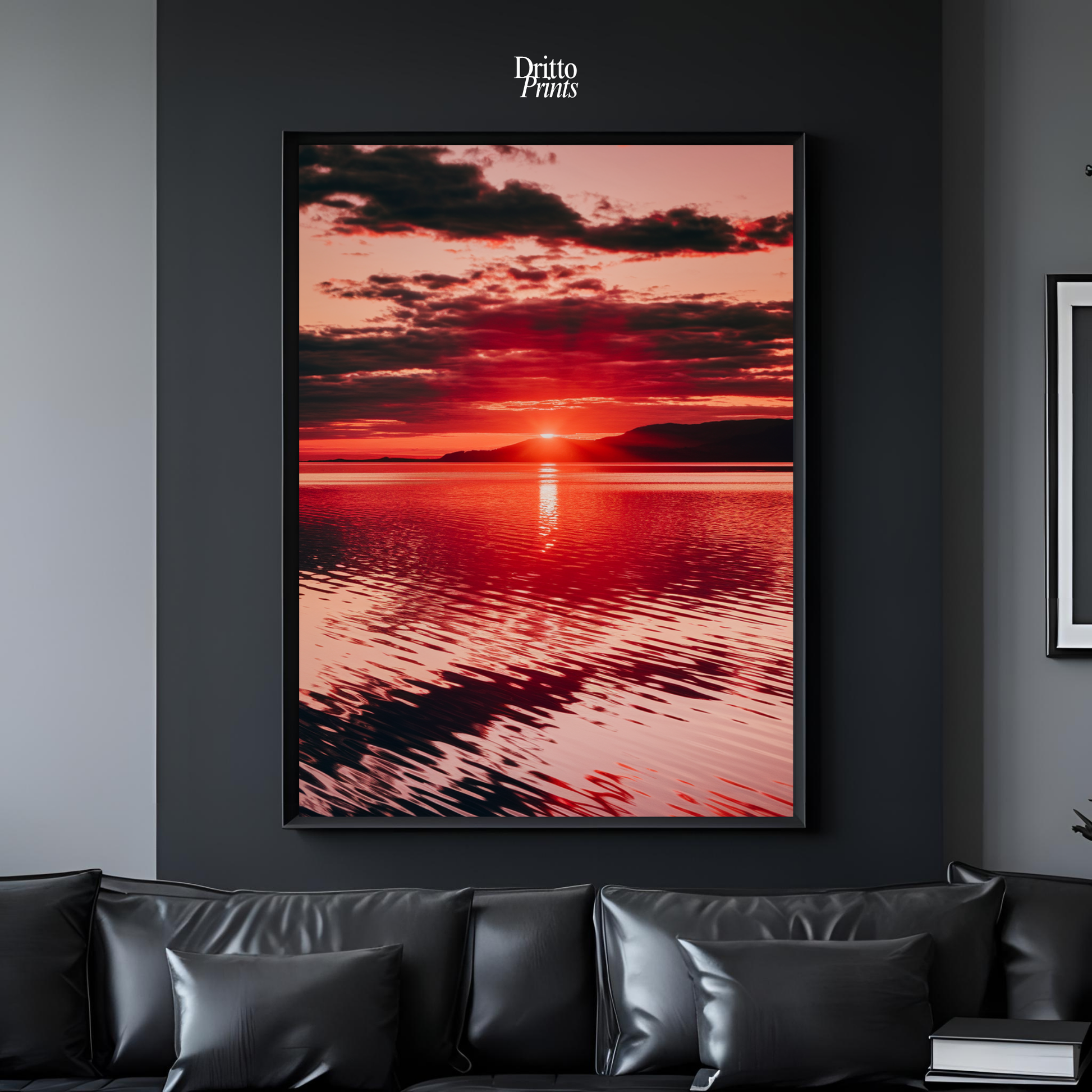 (FD27) View of Eternity - Framed matte paper poster