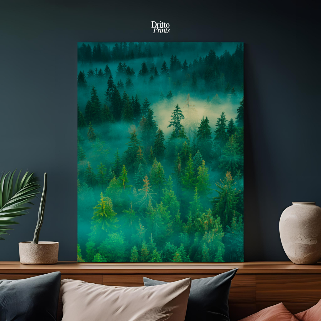 (CD4) Into the Morning Mist - Canvas