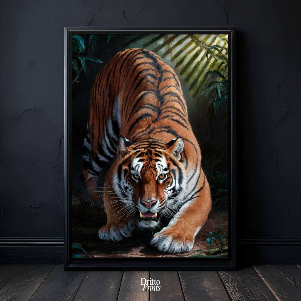 (FD11) Coiled Majesty - Framed matte paper poster