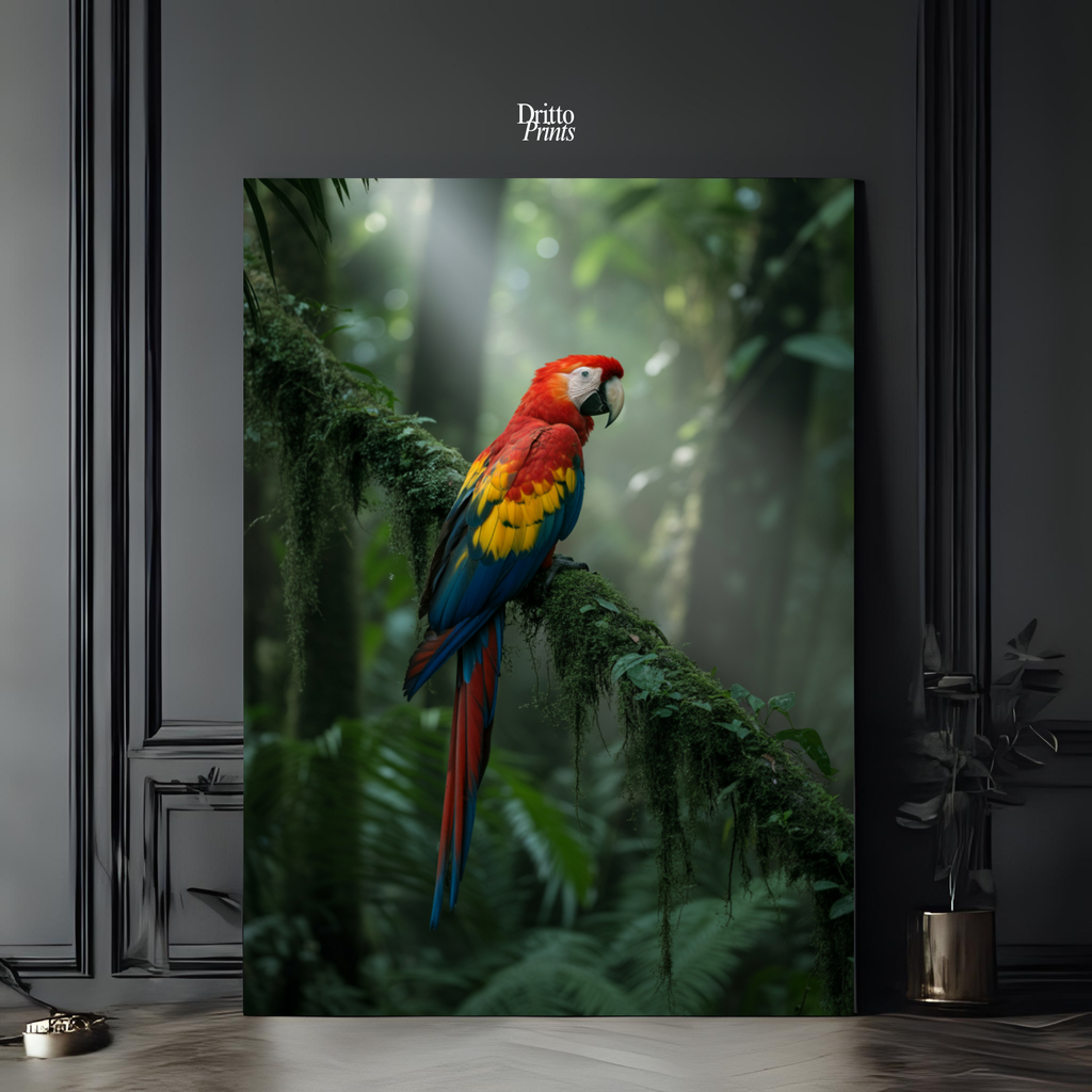 (CF1) Heart of the Rainforest - Framed canvas