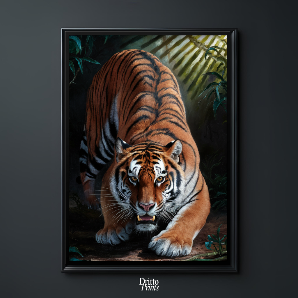 (FD11) Coiled Majesty - Framed matte paper poster