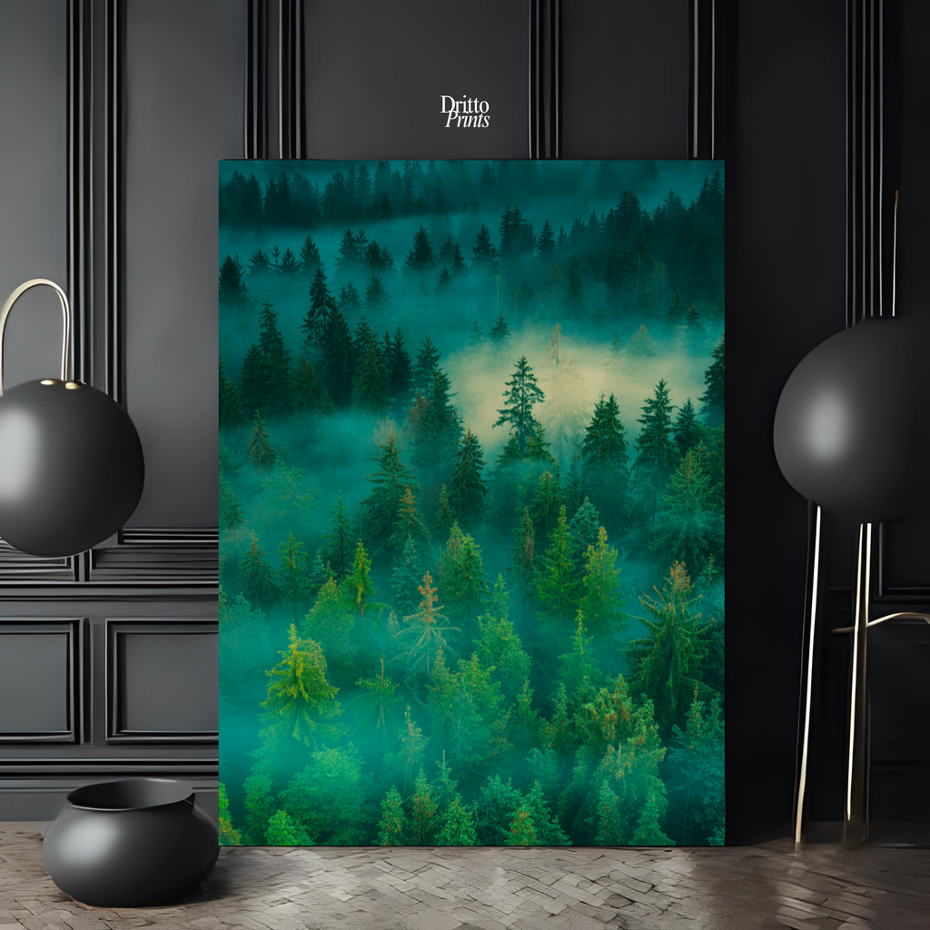 (CD4) Into the Morning Mist - Canvas