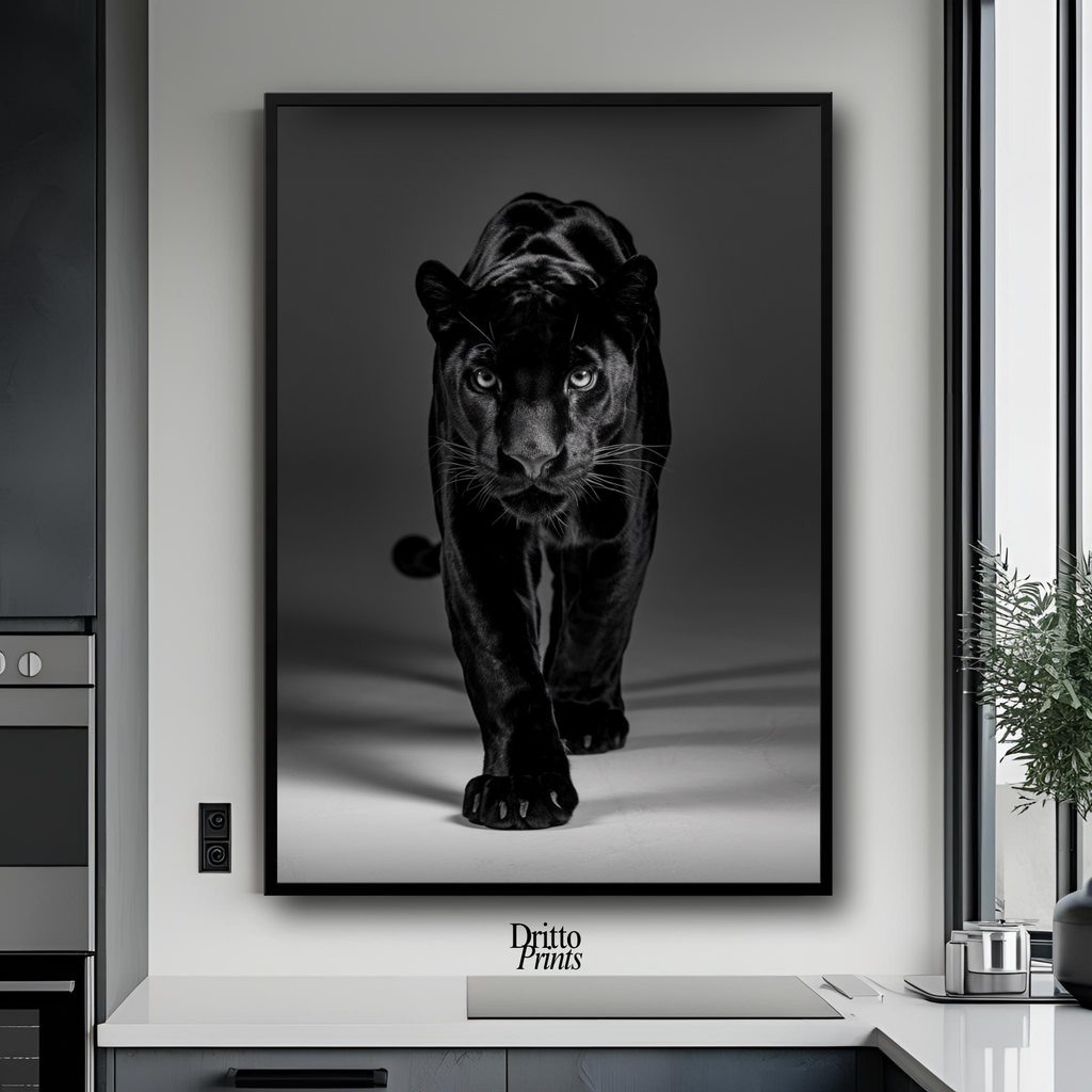 (FD7) Eyes of the Hunt - Framed matte paper poster