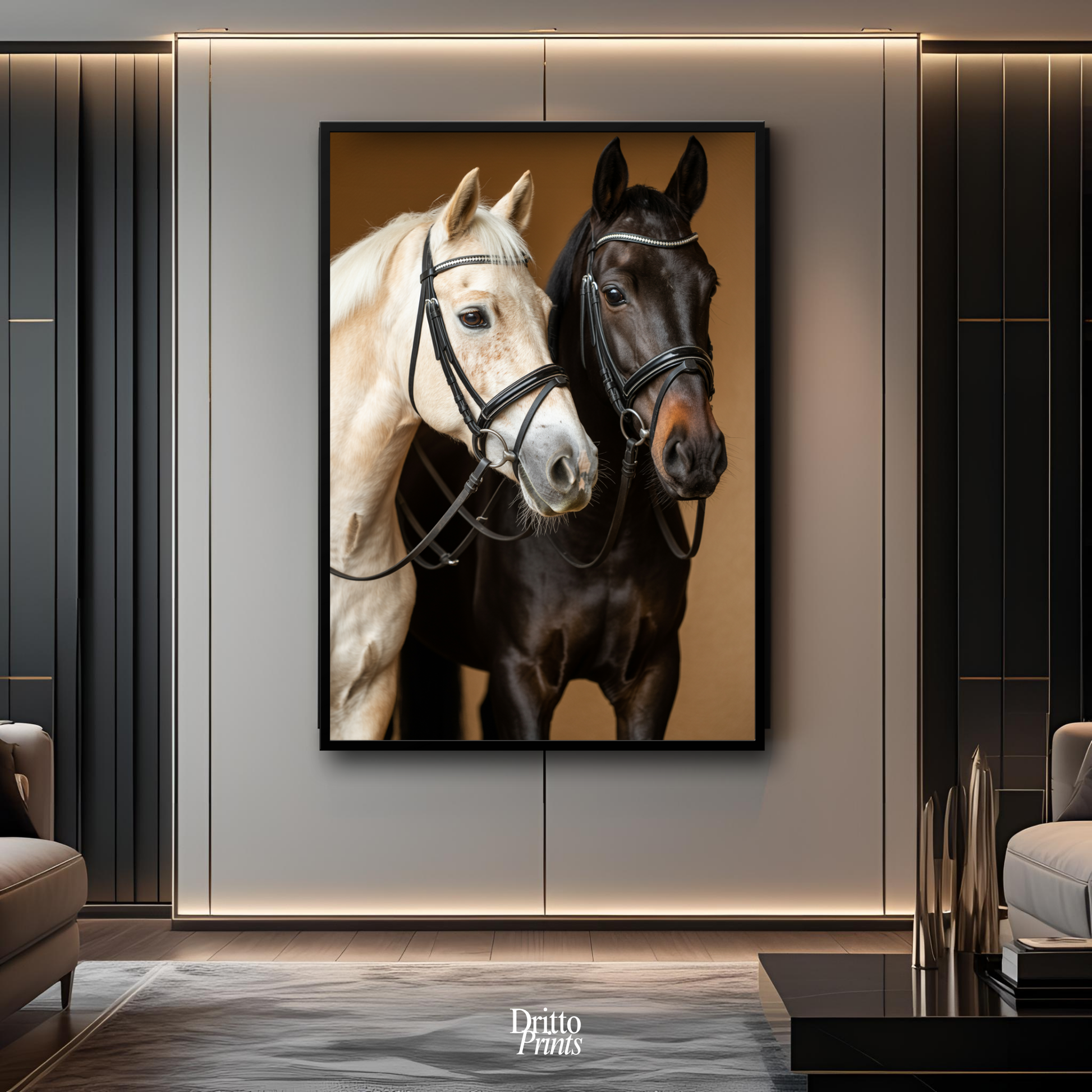 (FD22) Harmony in Contrast - Framed matte paper poster