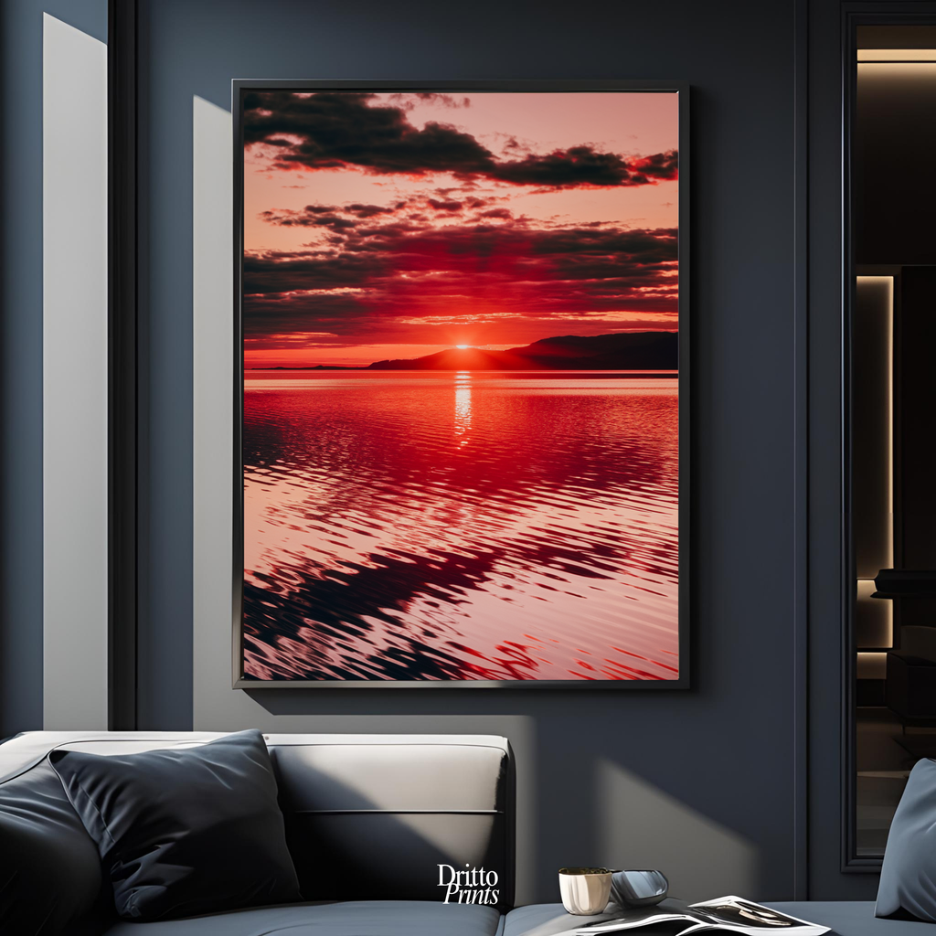 (FD27) View of Eternity - Framed matte paper poster