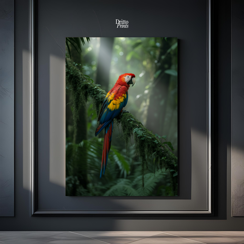 (CF1) Heart of the Rainforest - Framed canvas