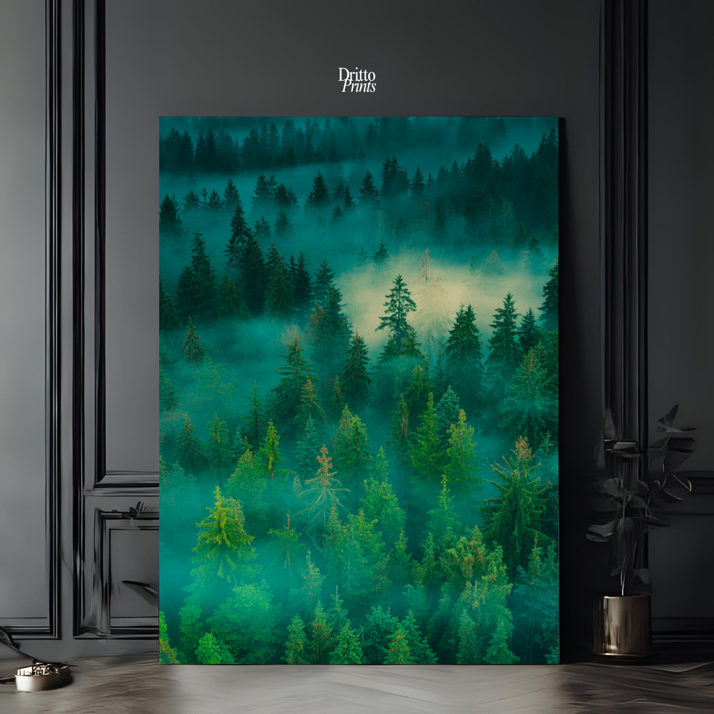 (CD4) Into the Morning Mist - Canvas
