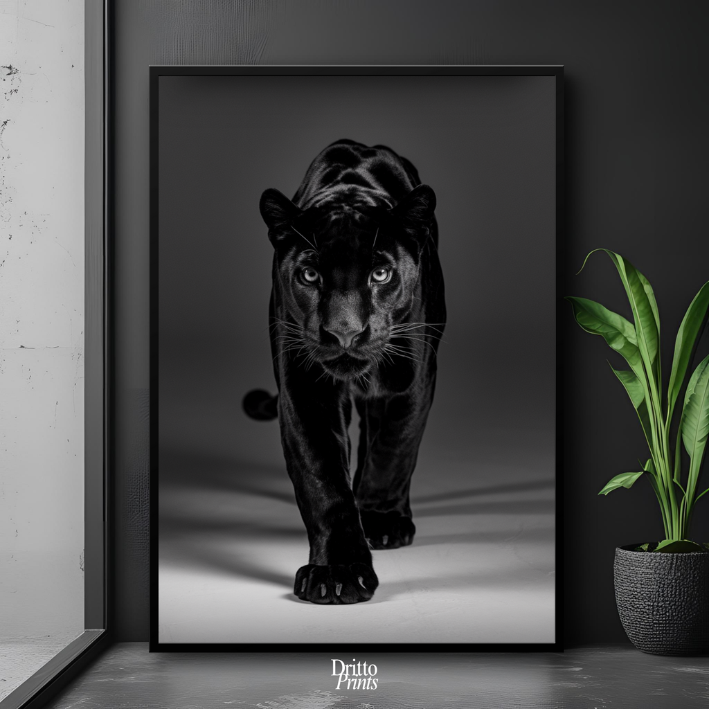 (FD7) Eyes of the Hunt - Framed matte paper poster