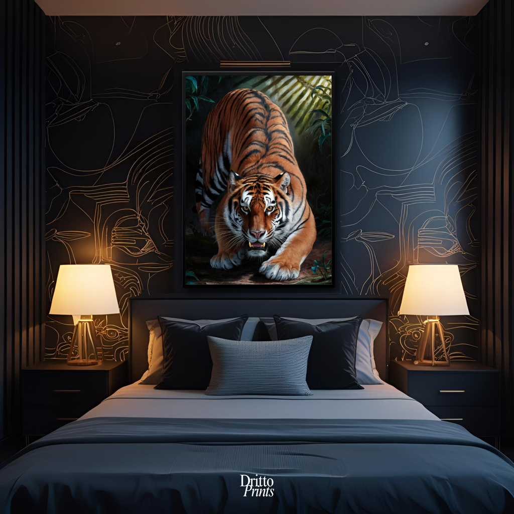 (FD11) Coiled Majesty - Framed matte paper poster