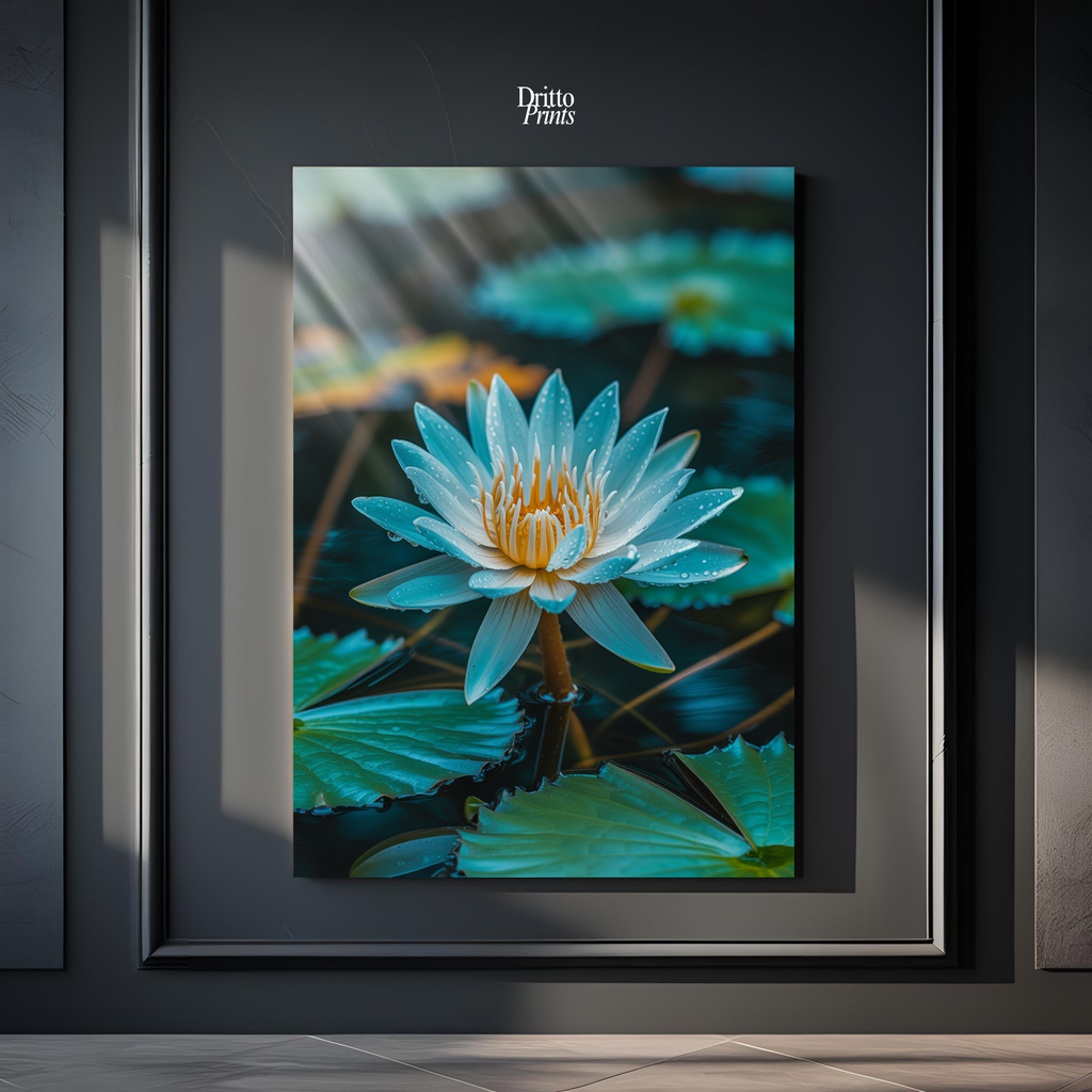 (CD5) Tranquil Water Lily - Canvas