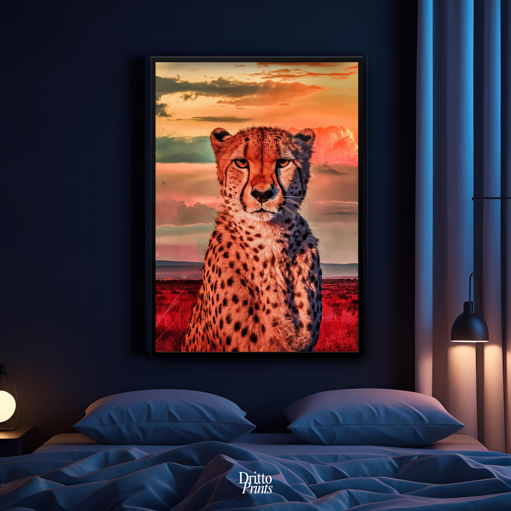 (FD12) Speed & Sky - Framed matte paper poster