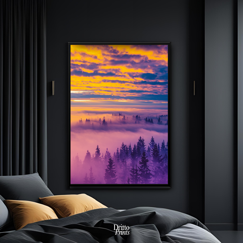 (FD13) Light Between Worlds - Framed matte paper poster