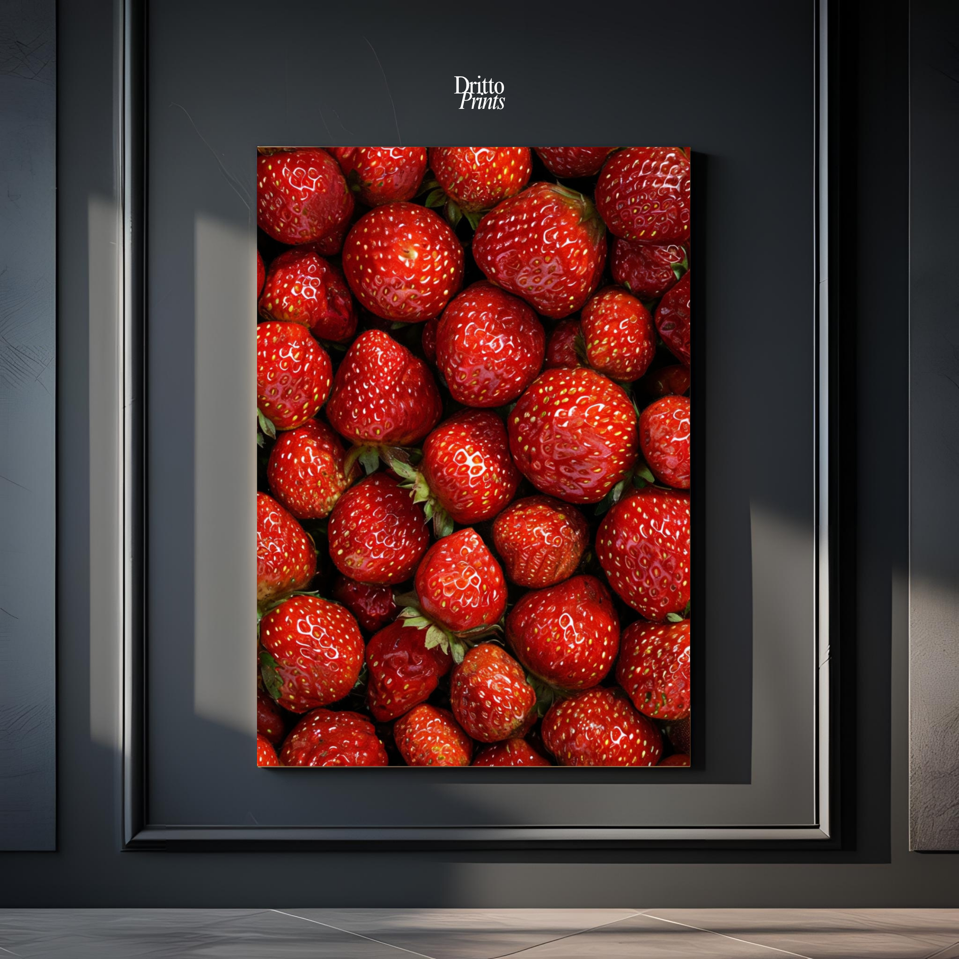 (PD5) The Strawberry Wall Taste of Summer - Poster