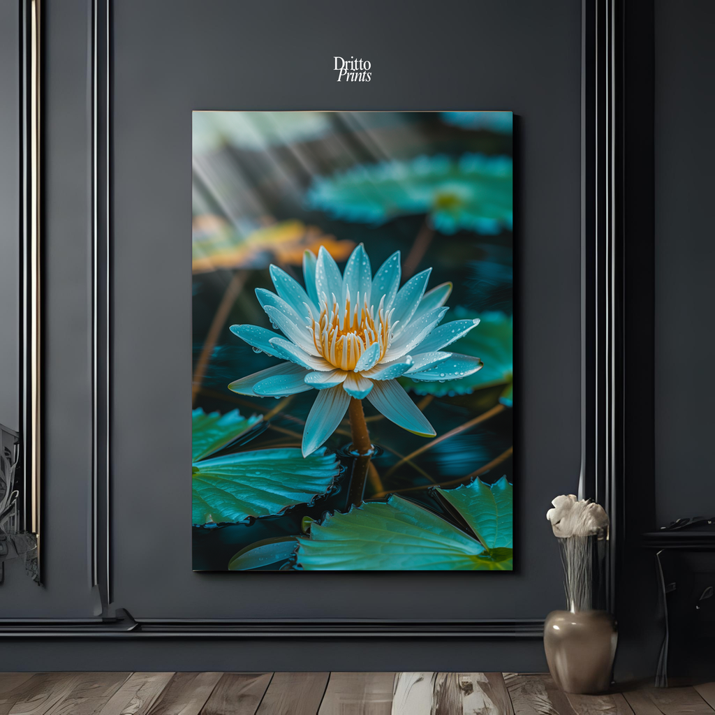 (CD5) Tranquil Water Lily - Canvas