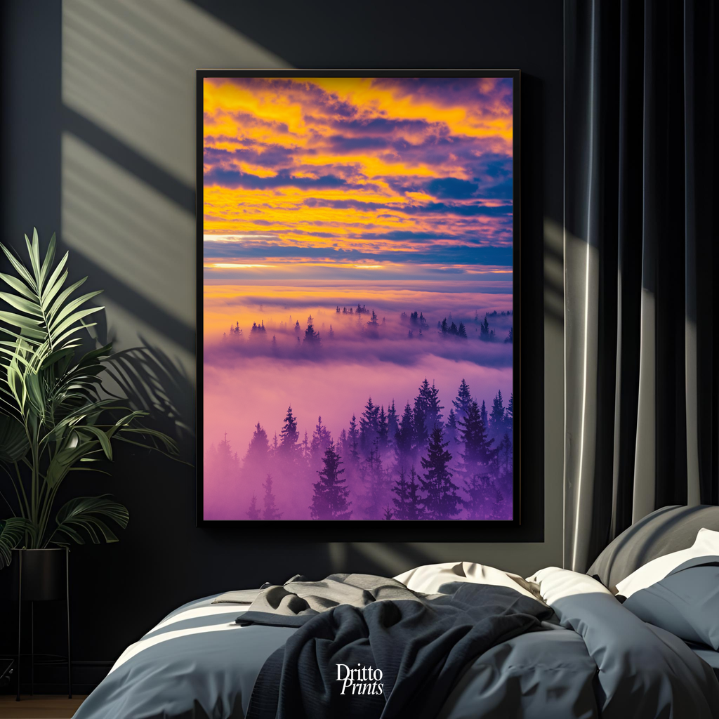 (FD13) Light Between Worlds - Framed matte paper poster