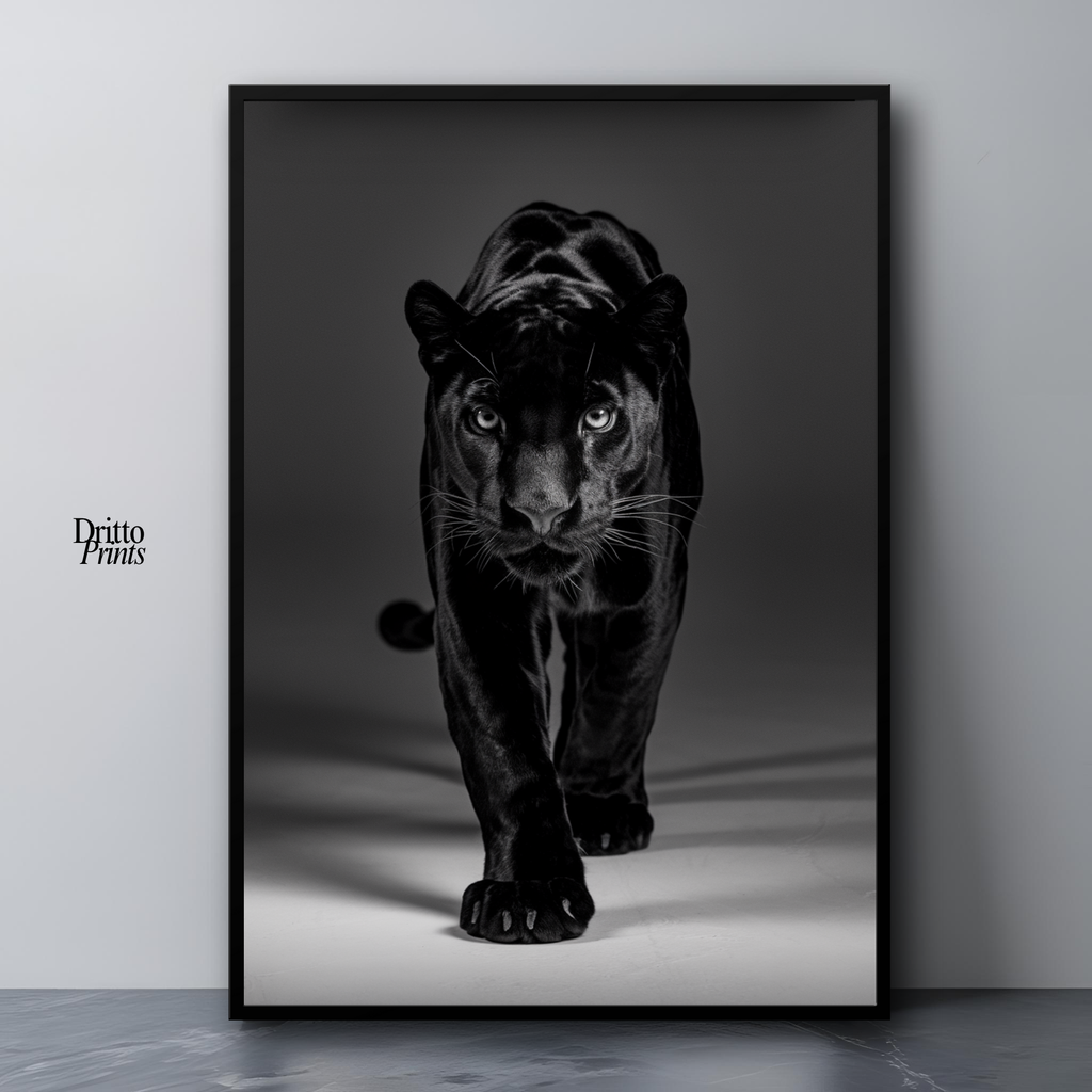 (FD7) Eyes of the Hunt - Framed matte paper poster
