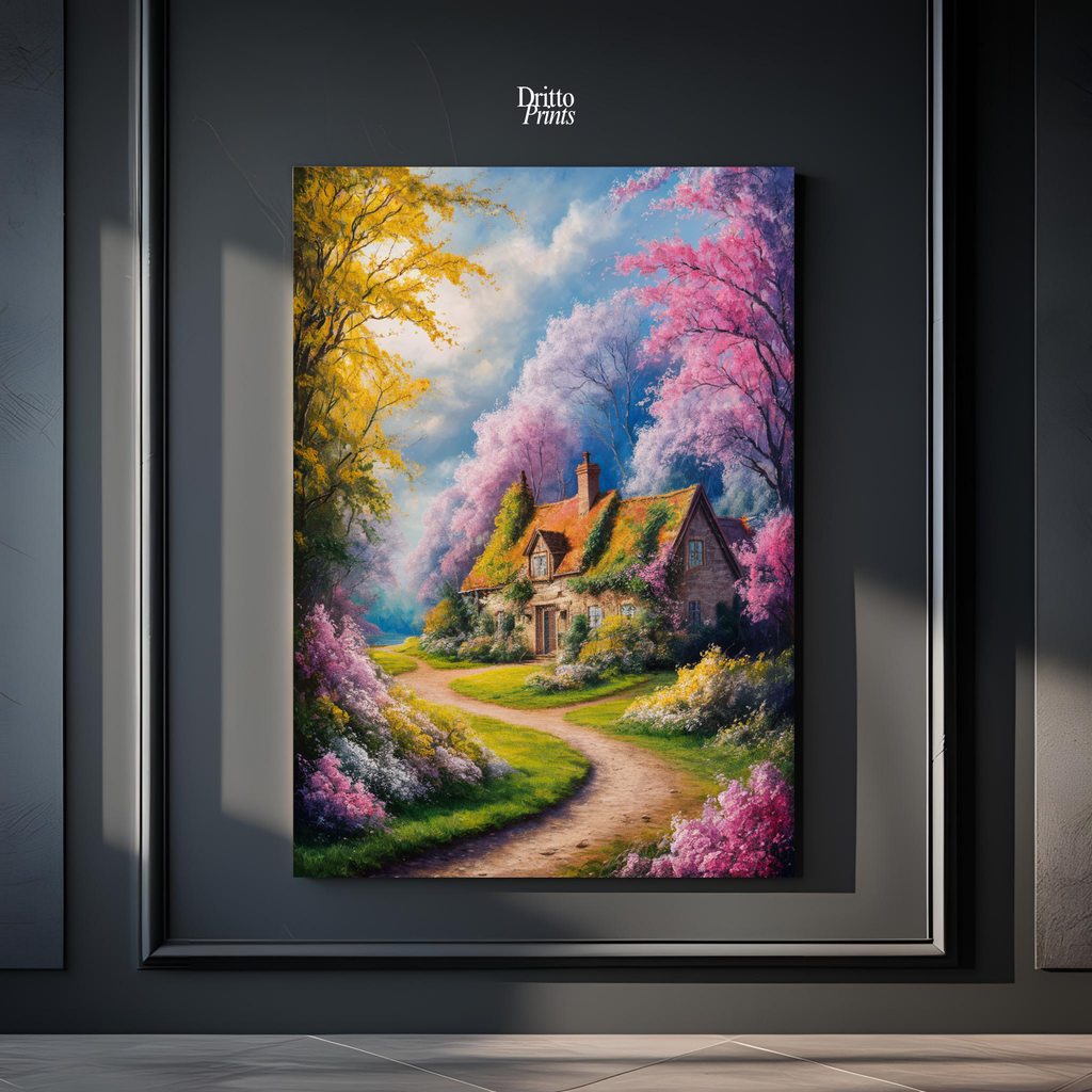 (CD2) Cottage in Bloom - Canvas