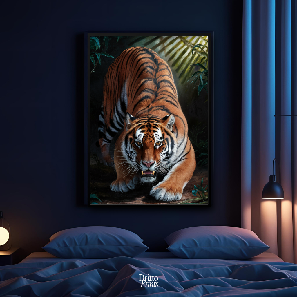 (FD11) Coiled Majesty - Framed matte paper poster