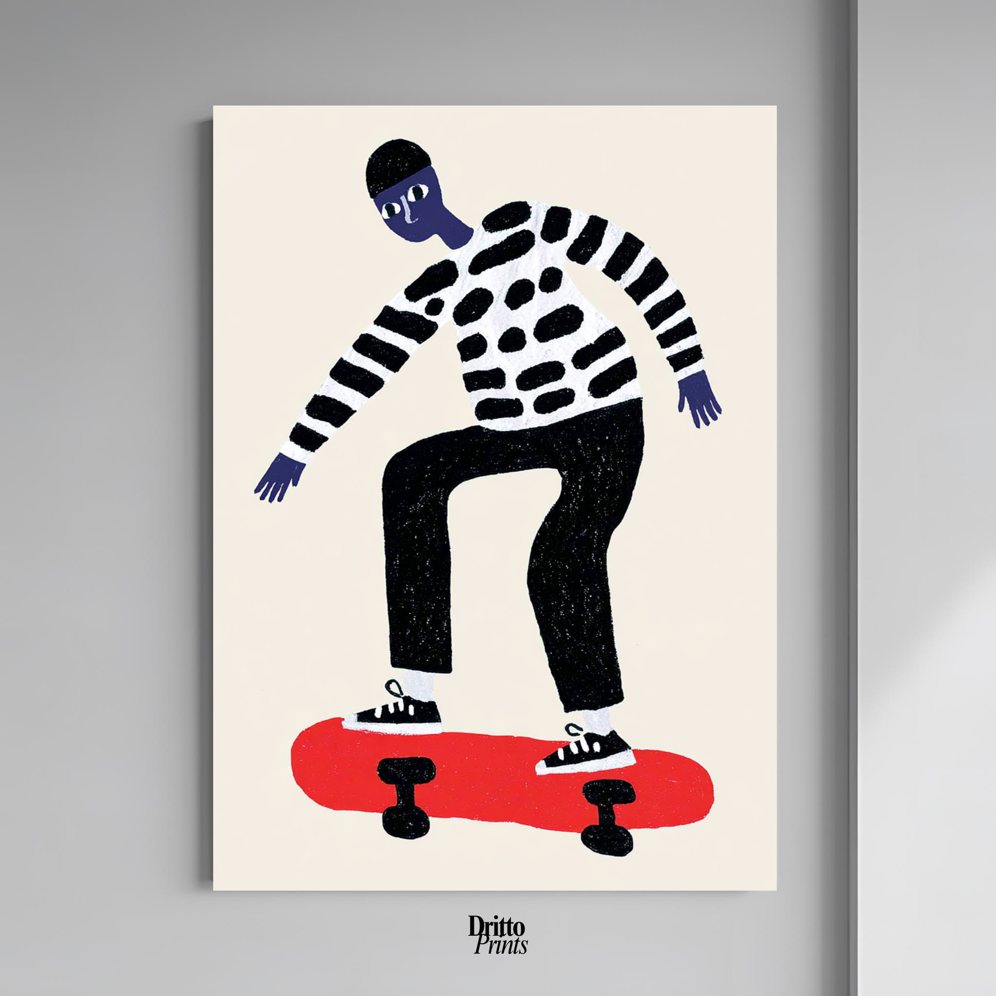 (PD40) Below the Board - Poster